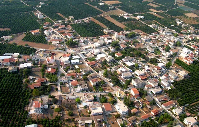 Αεροφωτογραφία του Ανυφίου - Δημοτική Ενότητα Μιδέας - Δήμος Ναυπλιέων